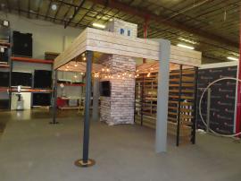 Custom Island Exhibit with Arch, Tower, Pergola, and Monitor Mount -- Image 1