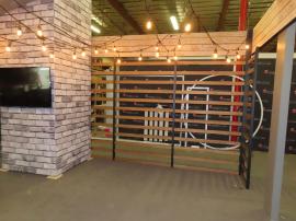 Custom Island Exhibit with Arch, Tower, Pergola, and Monitor Mount -- Image 2