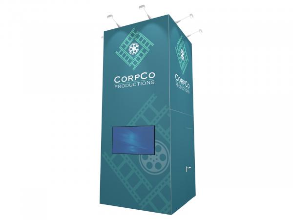 RE-1708 Rental Tower Exhibit with Optional Lights