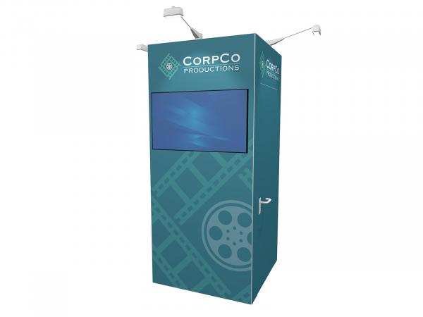 RE-1710 Rental Tower Exhibit with Optional Lights