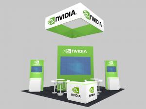 RE-9220 Island Rental Trade Show Exhibit -- Image 1