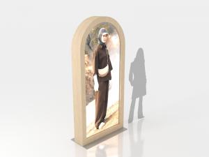 MOD-1647 Custom Double-sided Arched Lightbox -- Image 1