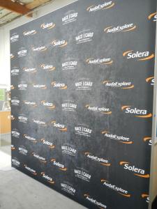 RENTAL:  8 x 10 Exhibit with SEG Fabric Graphic, and RE-1234 Double-Sided Lightbox -- Image 2