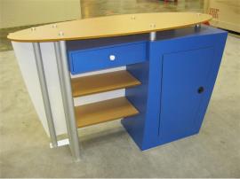 eSmart Custom Counter with Sliding Drawer and Locking Storage -- Image 2