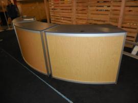 Custom Modular Counter with Shelves and Locking Storage -- Image 2