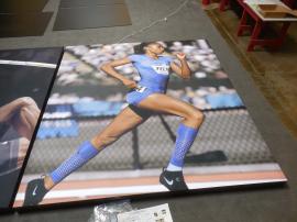 Large Format SEG Fabric Graphics with Aluminum Frame