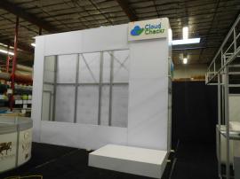 Gravitee 16 ft. Tower/Storage Closet with Fabric SEG and Direct Print Graphics