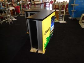 eSmart Custom LED Backlit Modular Counter with Fabric Graphics