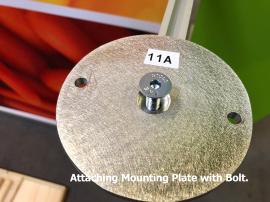Attach Mounting Plate with Bolt.