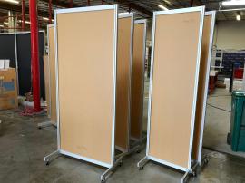 Safety Dividers with Acrylic Inserts in (3) Sizes:  48" x 78", 36" x 78", and 24" x 78"