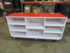 Custom Counters with Stainless Steel and Laminate Counter Tops and Storage -- Image 3