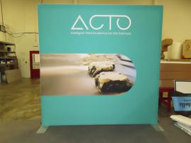 VK-1904 SEGUE Display with SEG Aluminum Extrusion and Tension Fabric Graphic