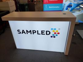 VK-1357 Backlit Exhibit with SEG Tension Fabric Graphics -- View 3