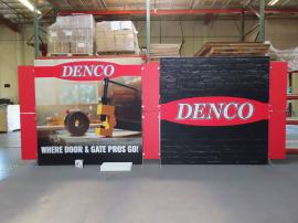 VK-2311 SEGUE Sunrise Portable Display with Fabric Graphics, Sintra Accents, and (2) LED Stem Lights