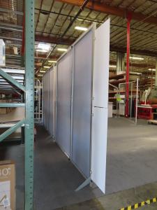 VK-2311 SEGUE Sunrise Portable Display with Fabric Graphics, Sintra Accents, and (2) LED Stem Lights