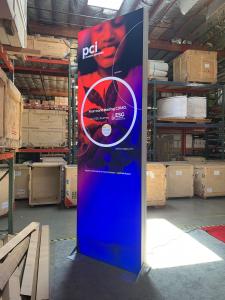 RENTAL: Island Design with (4) 4' Wide x 12' High Double-Sided Lightboxes -- View 3