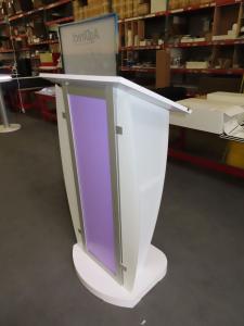 MOD-1549 Modular Lecturn w/ Engineered Aluminum Extrusion Framework -- View 2