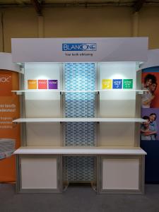 Modified ECO-2064 Sustainable Exhibit with Tension Fabric and Direct Print Graphics -- View 7