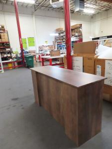 (2) Custom Counters with Locking Storage and (1) Cubby -- View 2