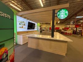 Custom Island Exhibit with Backlit and Non-Backlit Fabric Graphics -- View 8
