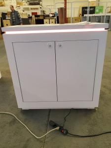 Custom Peninsula Island with 16 ft. Backwall with SEG Graphic -- View 5