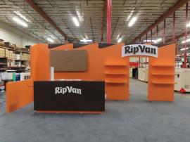 Custom Laminated Inline Exhibit with LED Accent Lights -- View 2