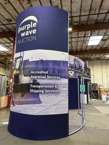 RENTAL: Modified RE-9097 Island Design with 16 ft. High Curved Gravitee Walls -- View 6