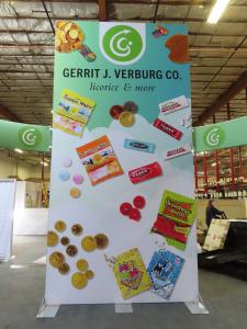 Custom Island Exhibit with Double-sided Backlit Tower -- View 4
