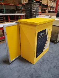 Modified MOD-1703 Backlit Counter Fabric with Graphics and Locking Storage -- View 3