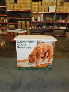 LT-116 Portable Modular Counter with Vinyl Graphic -- View 3