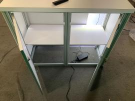 RENTAL: Modified RE-2163 Inline Design with 232" W x 96" H Single-Sided Lightbox -- View 4