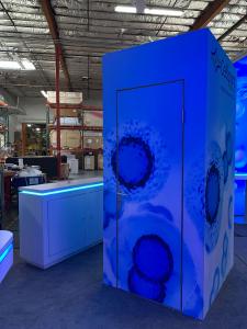 RENTAL: Island Rental Design with (2) Backlit Arch Canopy Structures -- View 7