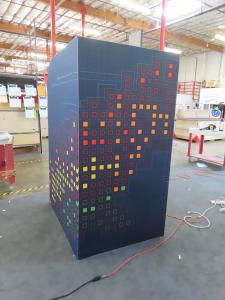 Aluminum SEG Custom Frames with SEG Fabric Graphics -- View 4