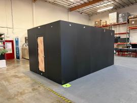 Custom Conference Room with (2) Doors. Attaches to Wall from a Previous Order