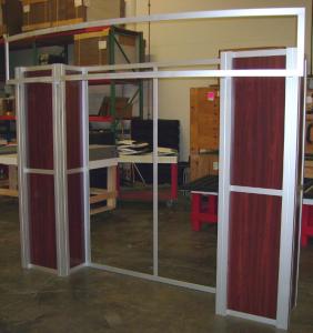 10' x 10' Visionary Designs Booth with Custom Radius Header