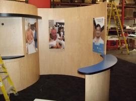 10' x 20' Euro LT Laminate Modular and Custom Exhibit Inline -- Image 2