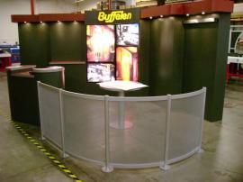 10' x 20' Euro LT Exhibit with Backlit Graphics (DM-0259) and Conference Wall . Full-size "Display" Doors to be Added by Client.