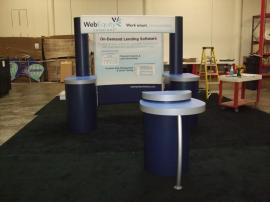 Custom Euro LT Modular Laminate Exhibit with Tension Fabric Graphics -- Image 1